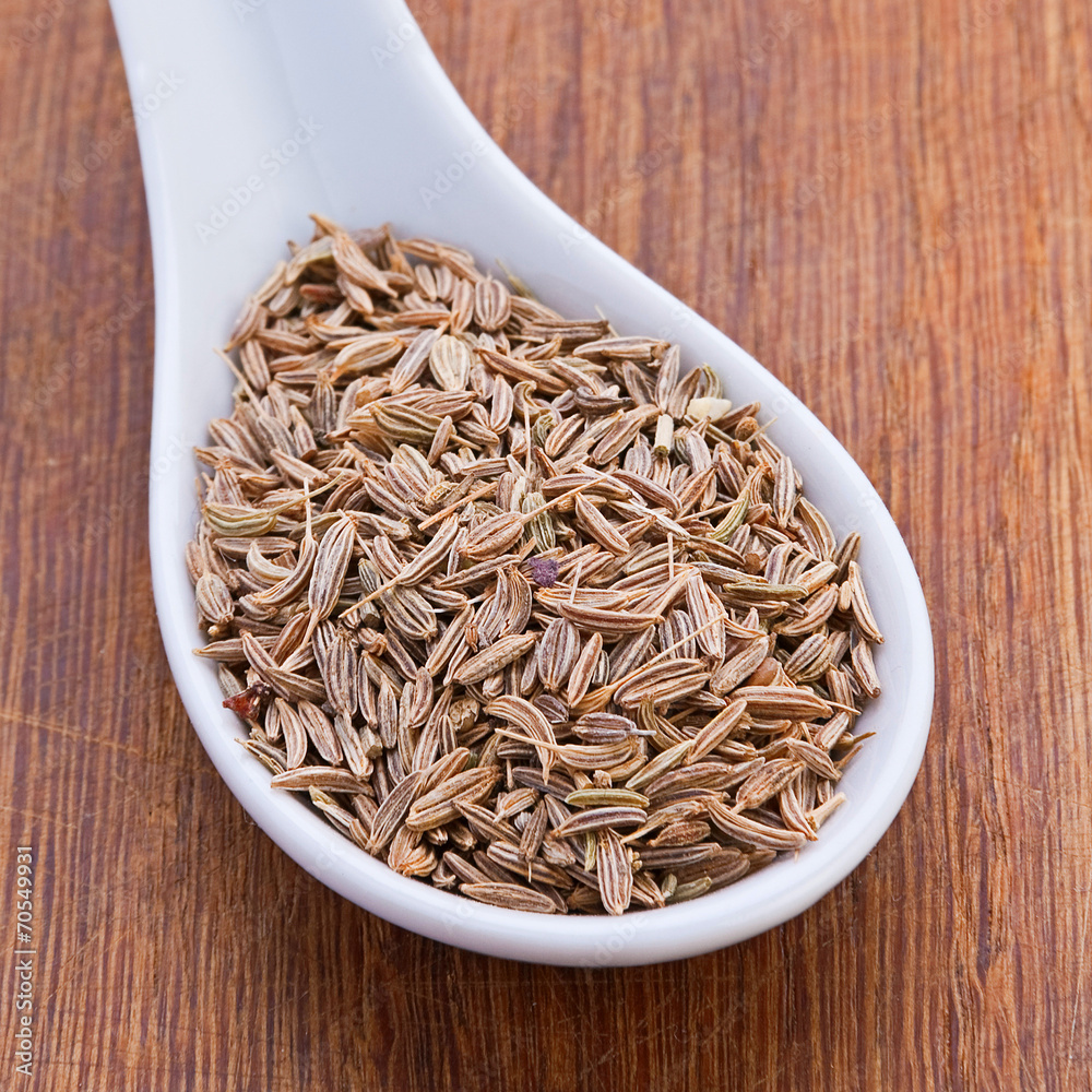 Cumin seed closeup