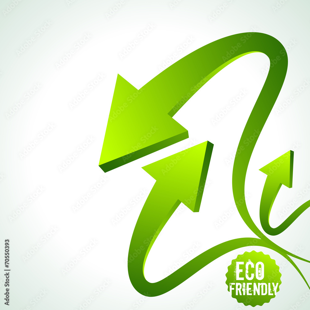 illustration of recycle arrow on isolated background illustration of recycle arrow on isolated background