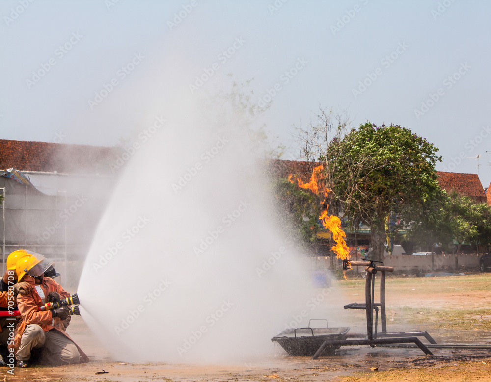 Obraz premium Fire Training