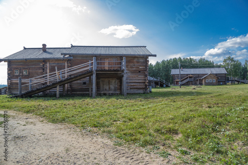 Malye Korely, Russia. House-yard, XIX c. © Valery Rokhin