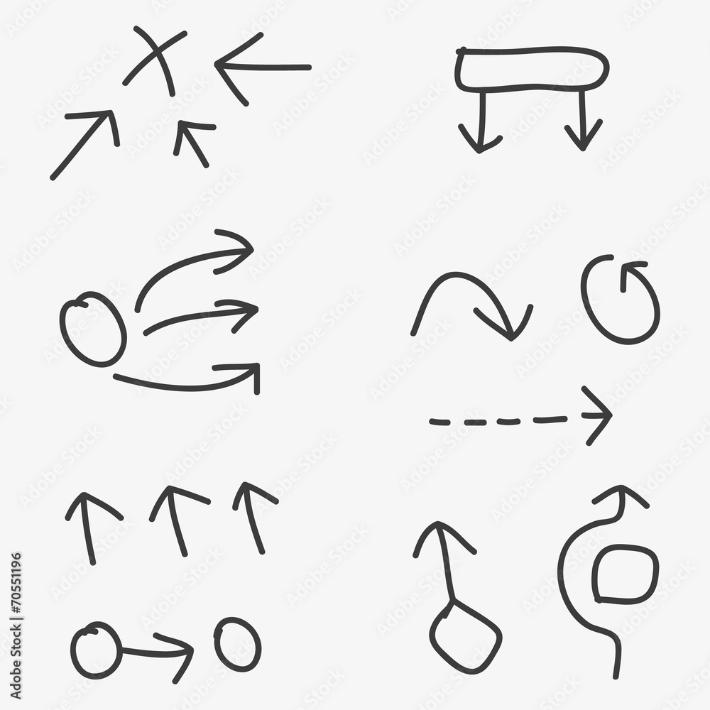 Doddle arrow set Doddle arrow set