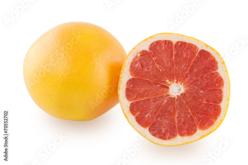 Grapefruit and grapefruit slice