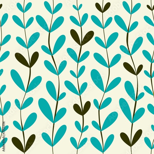 vector seamless pattern. floral stylish background