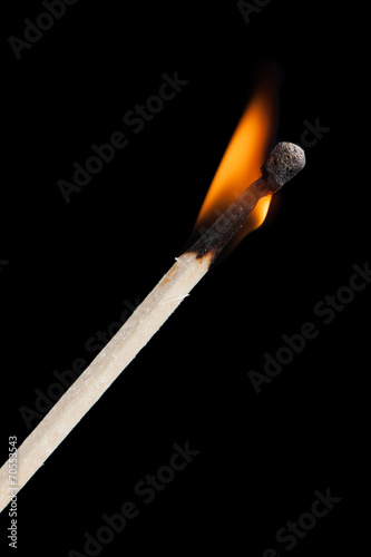 Burning match