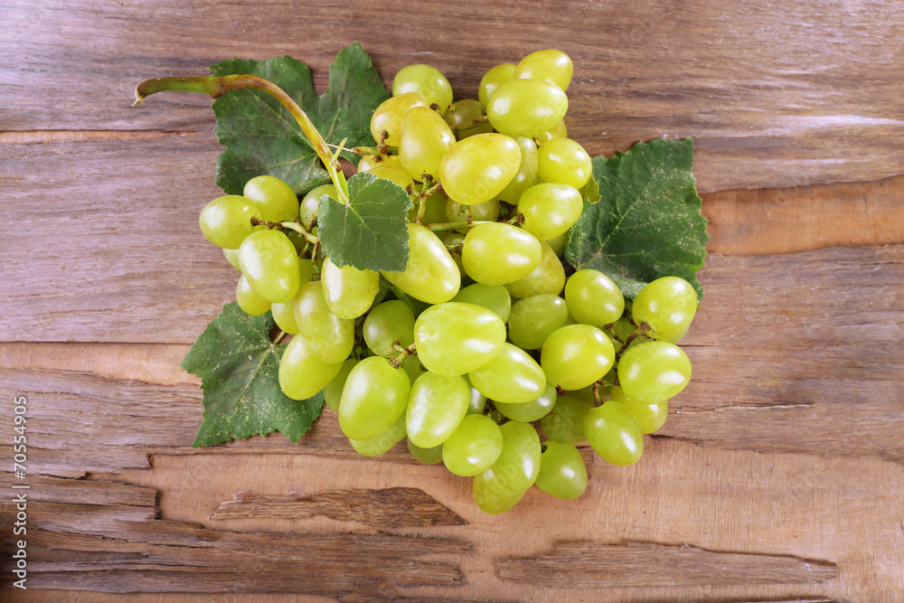 Bunch of grape on wooden background Bunch of grape on wooden background