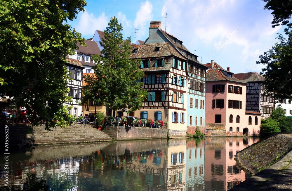 Old Town in Strasbourg France, Alsace.