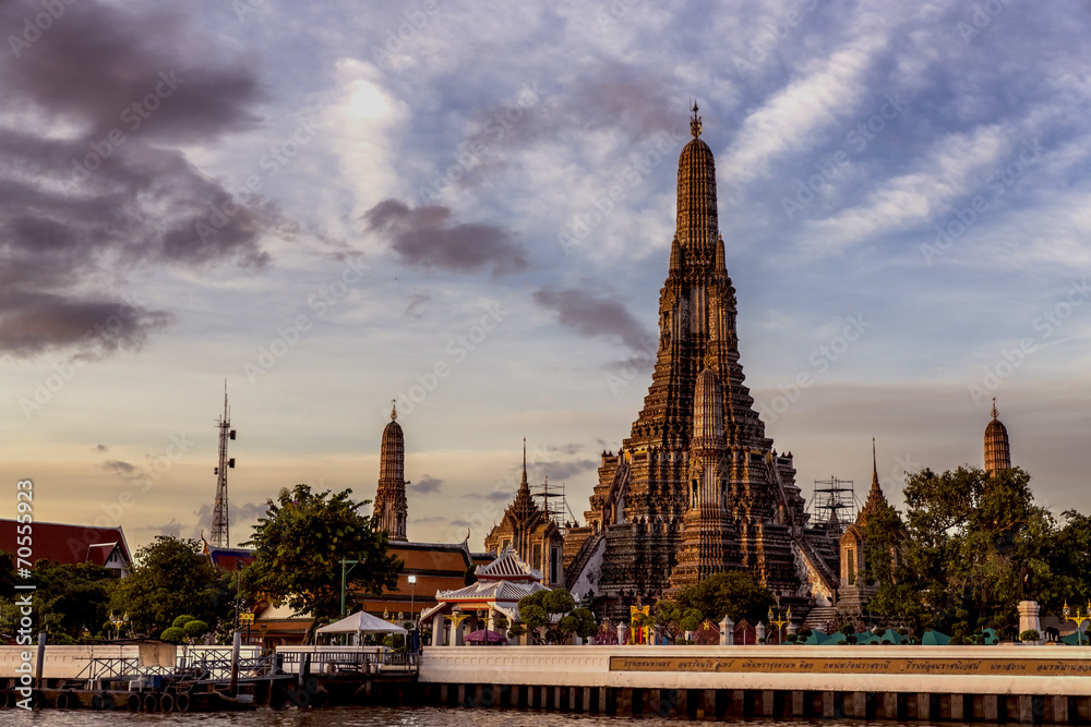 Wat Arun at Dawn, Bangkok Thailand