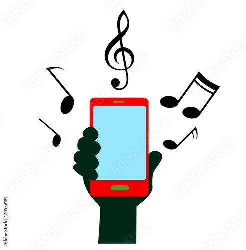 smart phone icon music