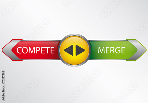 Compete or merge