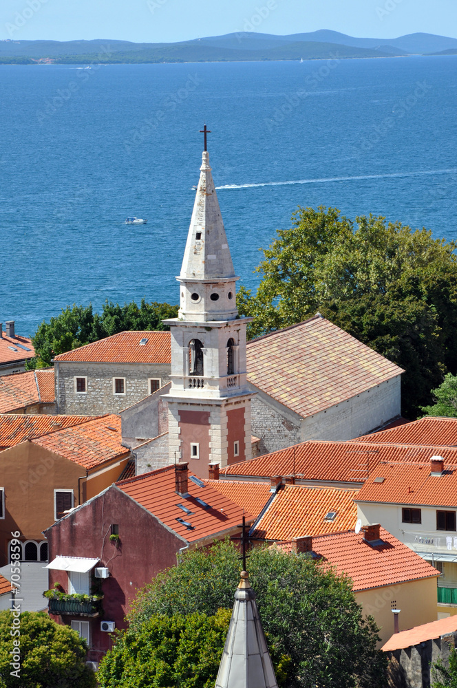 Fototapeta premium Aerial view of Zadar, Croatia