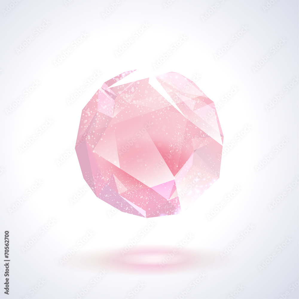 Polygonal geometric figure for modern design Polygonal geometric figure for modern design