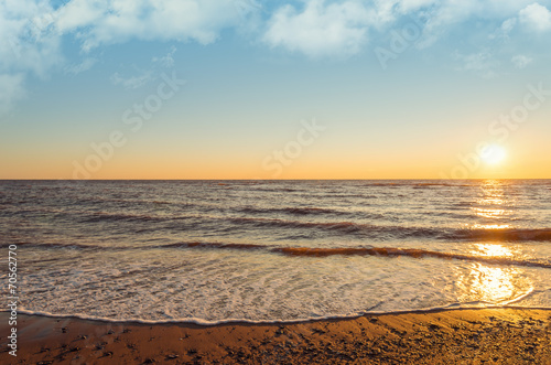 Cedar Dunes Beach at Sunset