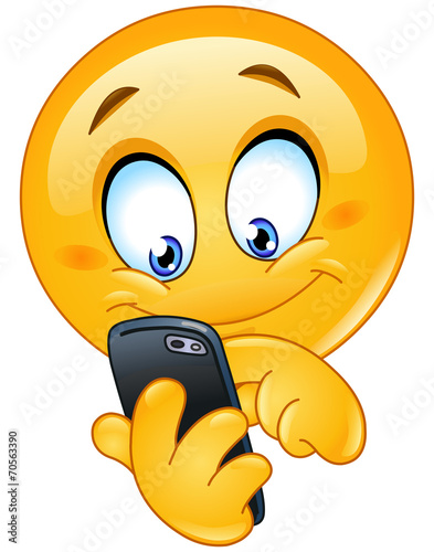 Emoticon with smart phone