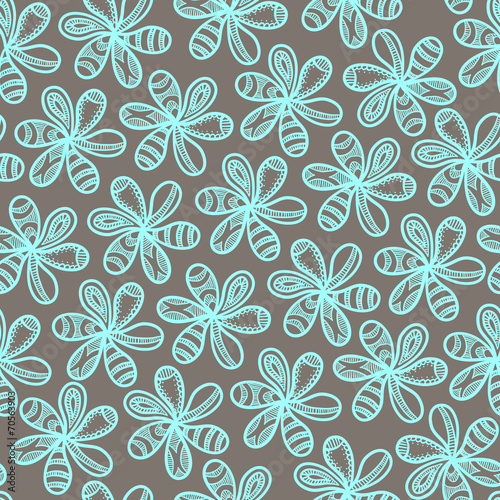 Floral seamless background for your design