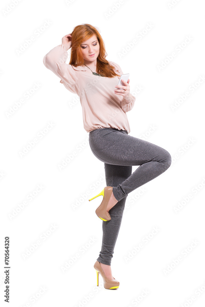 Young smiling woman Young smiling woman