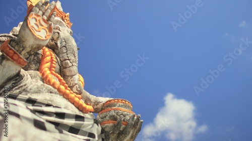 Ganesha the Hindu Deity (Cloud Time Lapse) photo