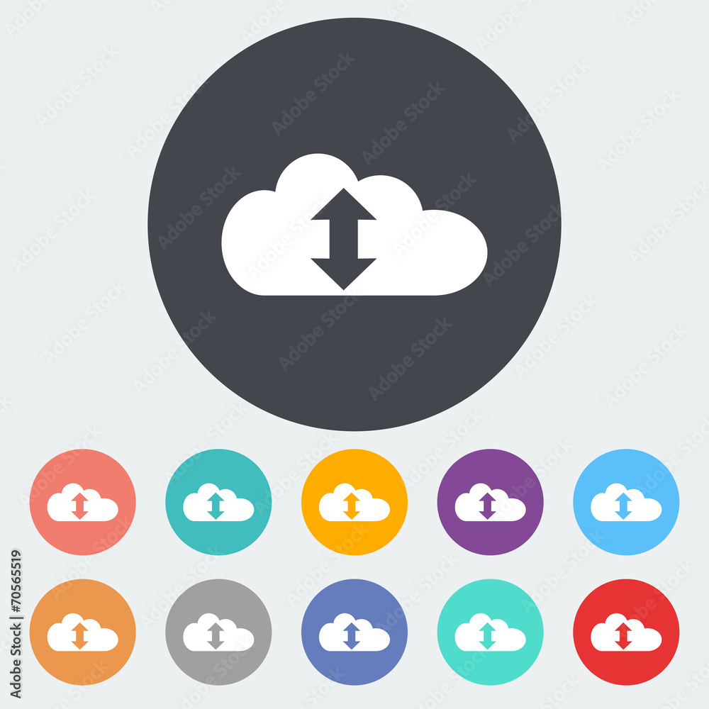 Cloud computing icon Cloud computing icon