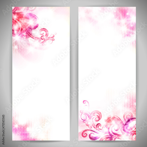 Set of fantasy vector banners.