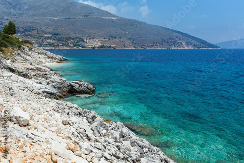 Summer sea coast landscape (Greece)