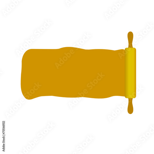 rolling pin with space for message