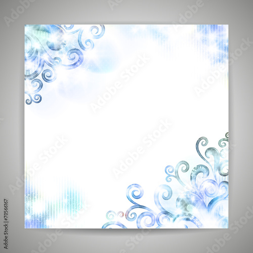 Vector background with vintage design elements.