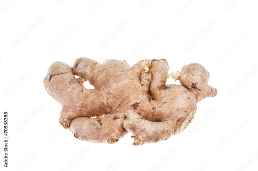 ginger isolated on white background