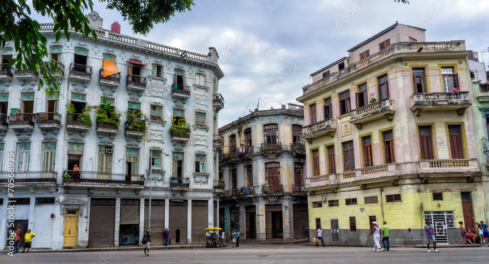 Fototapeta premium Havana, Cuba. Street scene.