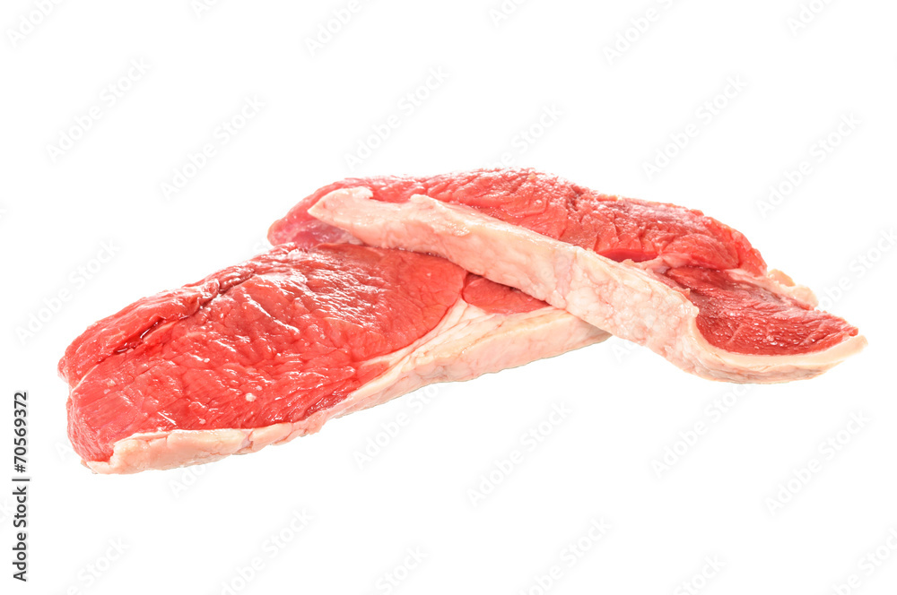 Raw beef fillet steak