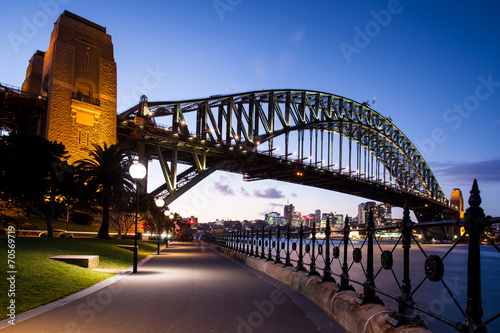 Sydney Harbour Bridge At Dusk © FiledIMAGE