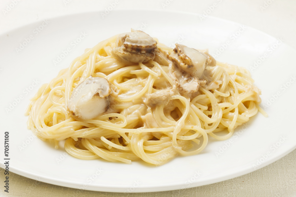 帆立のクリームパスタ 帆立のクリームパスタ
