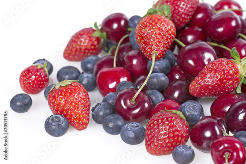 Fruits with cherries