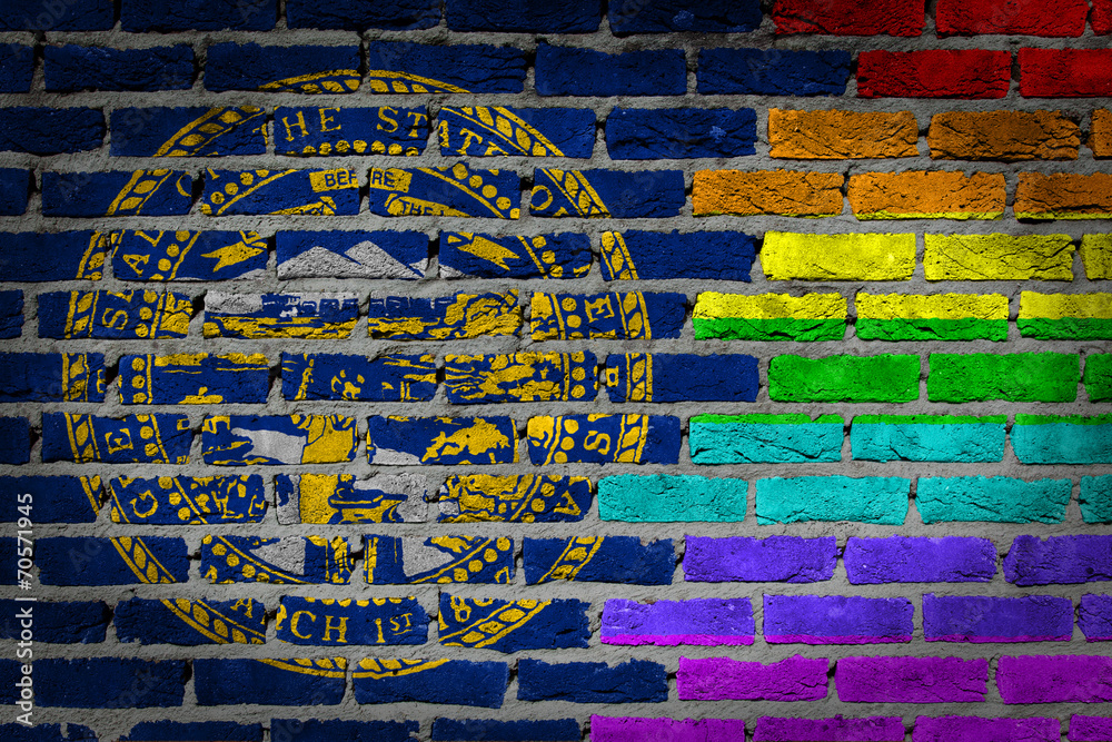 Dark brick wall - LGBT rights - Nebraska