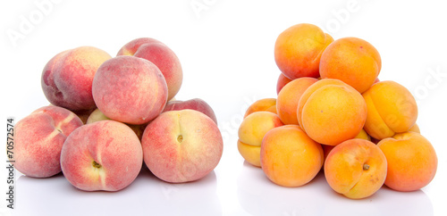 Heaps of peaches and apricots