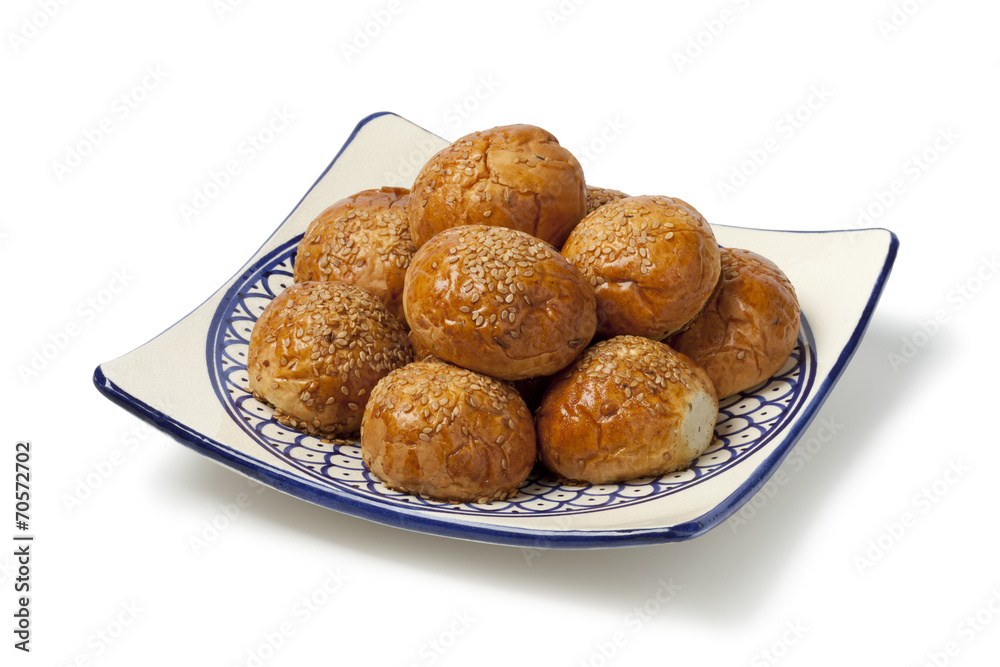 Moroccan sesame rolls