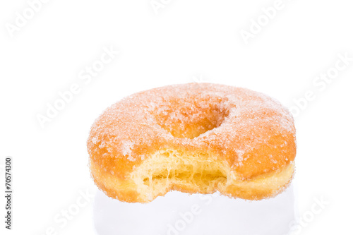 Glazed Donut with Bite Missing