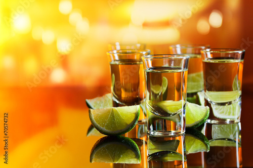 tequila and lime