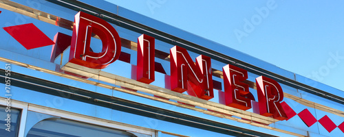 Diner neon sign