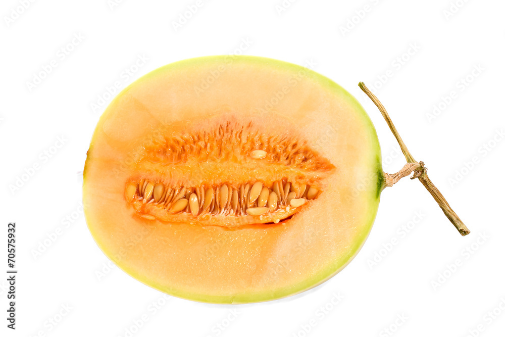 cantaloupe melon slices
