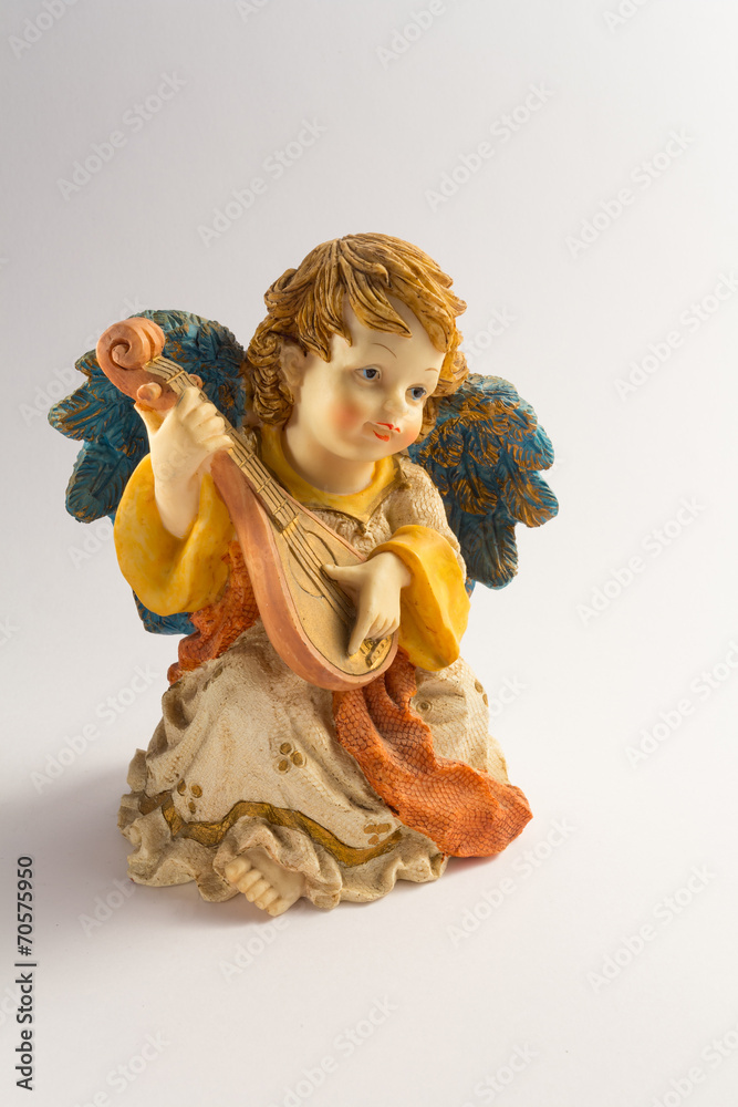 Fototapeta premium Beautiful musician angel