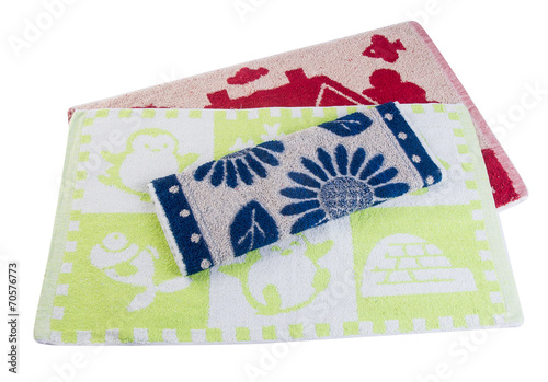Colorful carpet or doormat for cleaning feet