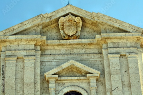 Facciata del Santuario di Bonaria a Cagliari photo