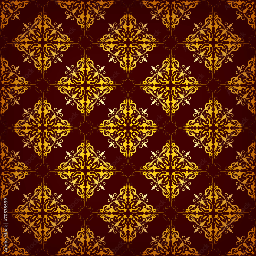 Seamless pattern with ethnic motifs