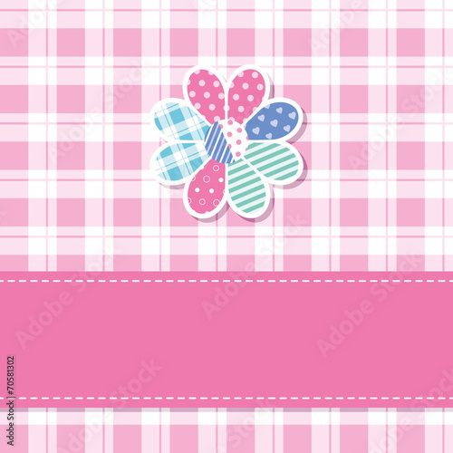 cute baby girl greeting card