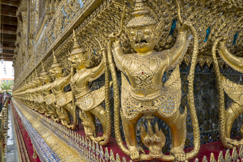 Golden Garuda Sculptures
