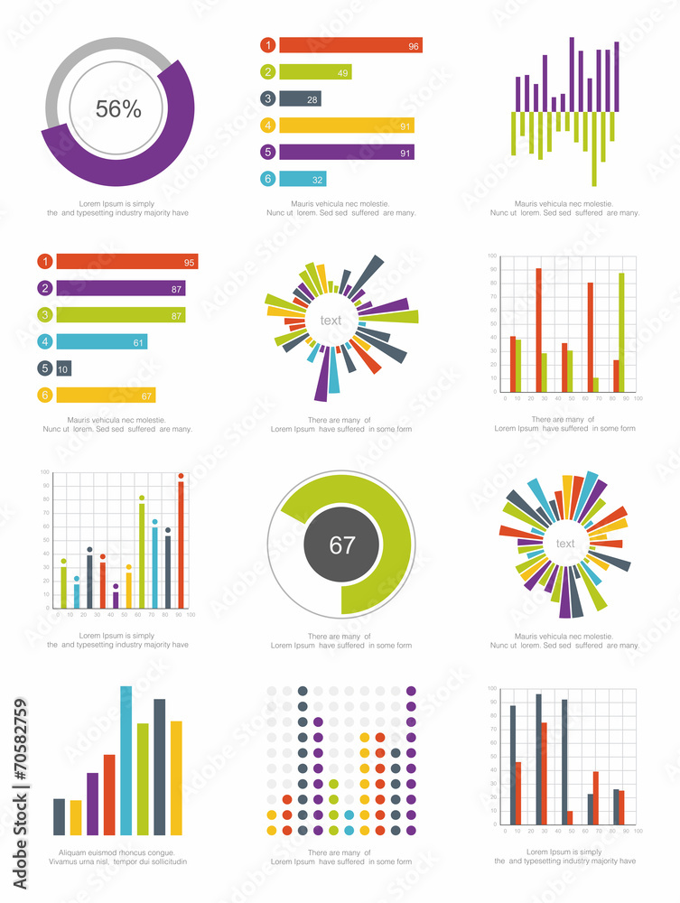 set of infographics elements set of infographics elements