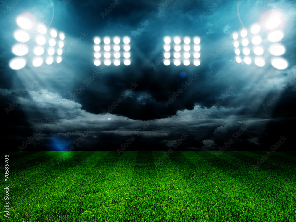 light of stadium