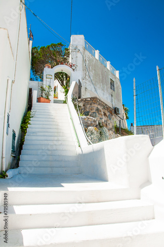 strada sull'isola di Ponza