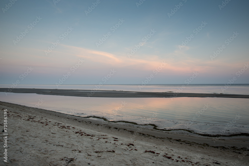 beach skyline with sand and perspective beach skyline with sand and perspective