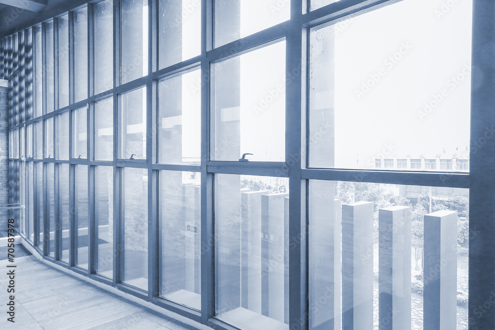 modern indoor corridor in the office