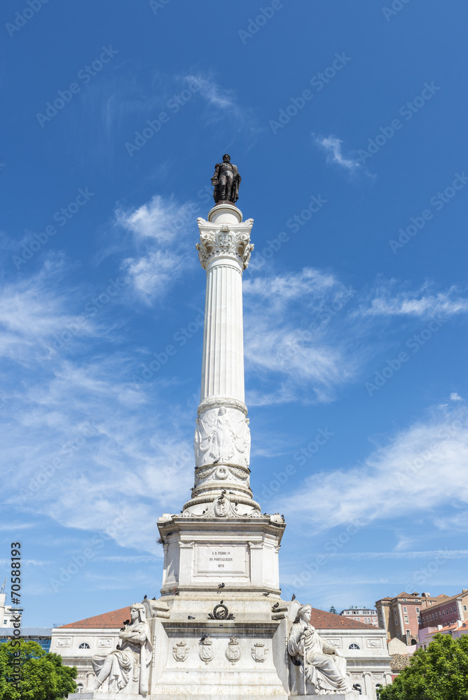 Pedro IV square, Lisbon, Portugal